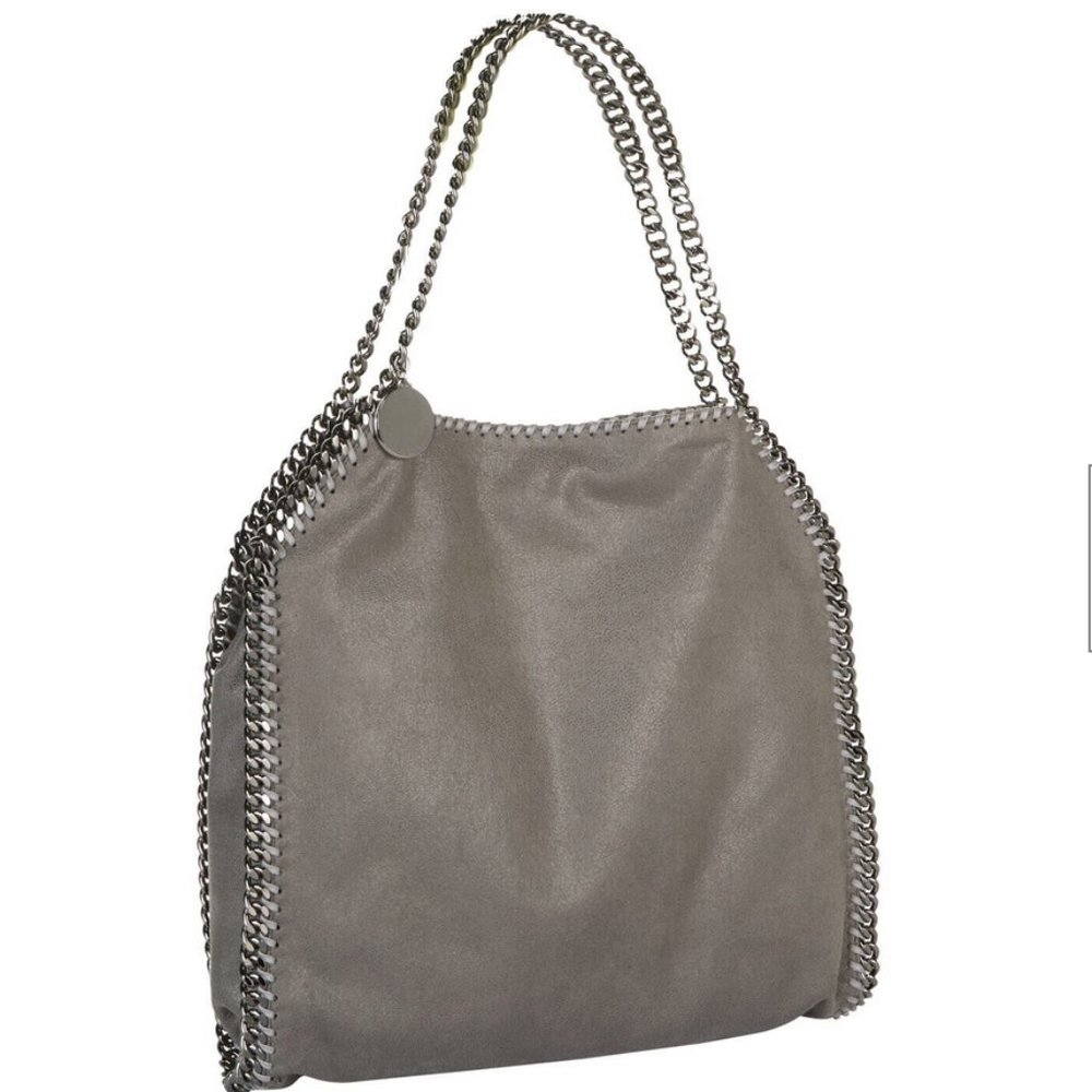 Stella McCartney Maxi Falabella Tote, Gray